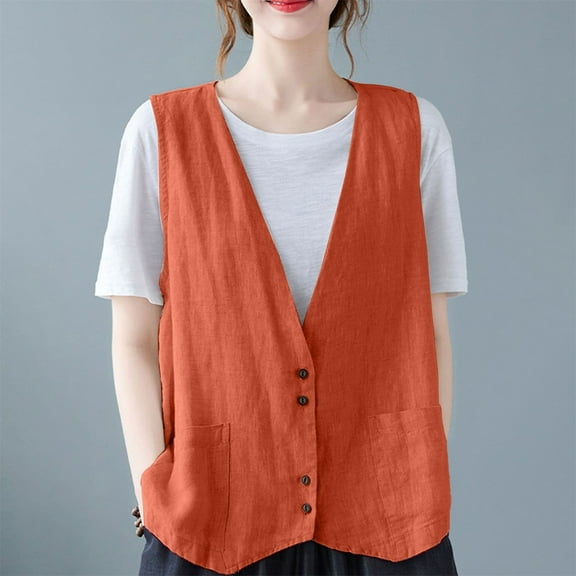 Weikingp Summer Vest For Women Lightweight Casual Vest For Women Cooling Shirts For Women Vest Shirt For Women Casual Tops for Women Multi-color L