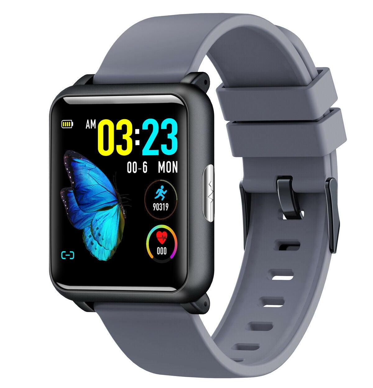 General - Bluetooth Smart Watch Waterproof ECG PPG Blood Pressure Heart Rate Monitor for iOS
