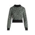 thumbnail image 6 of Scoop Women’s and Women's Plus Shrunken Cardigan Sweater, Midweight, Sizes XS-4X, 6 of 6