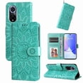 thumbnail image 5 of Funda tipo cartera GANGXUN para Honor 50 , diseño girasol, cuero PU, soporte, cierre magnético, tarjetero, 5 of 5