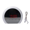 thumbnail image 2 of Reloj Despertador, Pantalla De Fecha De Temperatura Función De Repetición Sistema De 12/24 Horas Reloj Digital Modo Nocturno Para El Hogar Para La Oficina Para El Dormitorio Ccdes Otros, 2 of 8