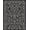 Black, Pattern 3, variant on ODIKA 2x3 Machine Washable Non-Slip Area Rug, Abstract Interlocking Lattice with Stylized Arrowhead and Monochrome Detailing High Traffic Rug, Black, 451448