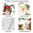 thumbnail image 4 of luoweisi Men's Beach Shorts Quick Dry Swim Trunks with Mesh Lining Christmas Snowman M, 4 of 5
