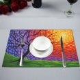 thumbnail image 1 of ABPHQTO Beautiful Life Tree Table Mantel individual Food Mat 30x45 cm Mantel antideslizante, 1 of 2