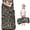 Camo and Tree Black Pattern, variant on Camo and Oak Grey Pattern Kids Nap Mat, Sleeping Mat with Removable Pillow with Handle & Fastening Straps, Soft Skin Friendly Gifts for Daycare Preschool,50"x20"