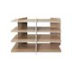 thumbnail image 1 of Librero Bajo Reggo Mundo In, Diseño Contemporáneo, Mueble Organizador Oficina, Roble, 1 of 8