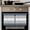 Haze blue gray, variant on Black Grey Stripe Kitchen Towels Set of 3, Water Absorbent Dish Towel, Modern Art Horizontal Striped Decorative Hand Towels - Quick Drying Cloth for Cooking Baking, 18x28 Inch