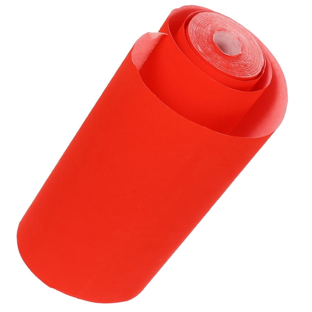 ORDDIART Papier Xuan Rouge pour l'Écriture, Papier Haute Résistance avec Excellente Perméabilité à l'Air, Rouge, 1 Rouleau
