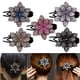 thumbnail image 5 of Pinzas para el cabello con flores de diamantes de imitación, elegantes pinzas para el cabello curvadas para mujeres y niñas, 5 of 7