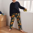 thumbnail image 5 of Pofeuu Halloween Skull Print Teenagers' Pajama Pants, Soft Lounge Pajama Pants with big pockets for Men Plaid Pj Bottoms-Large, 5 of 6
