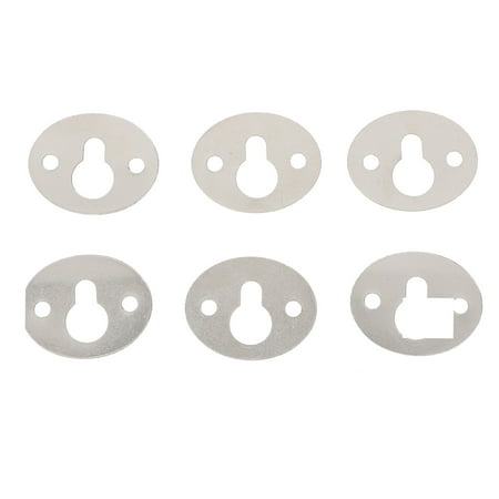 

Yongwei Round Mirror Keyhole Shelf Brackets - 15pcs Metal Hangers