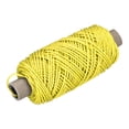 thumbnail image 1 of Torcida Albañil Línea Nylon Cordel Cuerda Cordón Amarillo 100M/109 Yardas 2.5mm Diámetro para Redes, Paisajismo, Hogar Mejora, Bricolaje Proyecto, Artesanía, Albañilería Unique Bargains cuerdas, 1 of 6