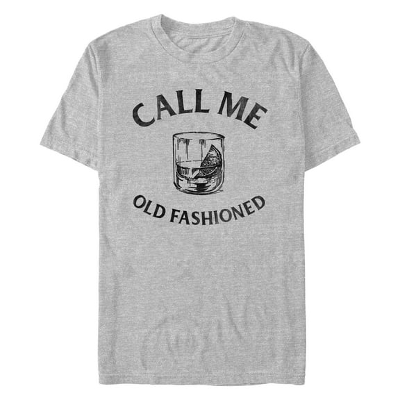 Men's Lost Gods Call Me Old Fashioned Distressed Graphic T-Shirt