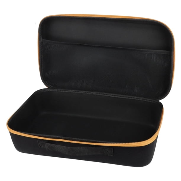 Bolsa organizadora de herramientas para electricistas, EVA, multifuncional, portátil y resistente. Borde naranja