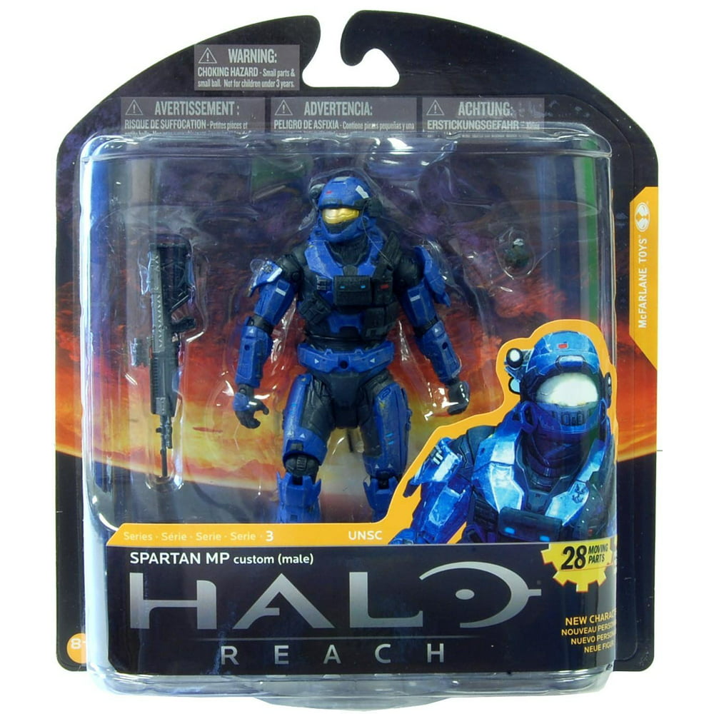 Toys Halo Reach Series 3 Spartan Military Police Custom (Male) Action ...