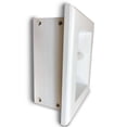 thumbnail image 5 of Typhon Recessed Solid Wood Toilet Paper Holder 7 x 8.5, White Enamel, 5 of 13