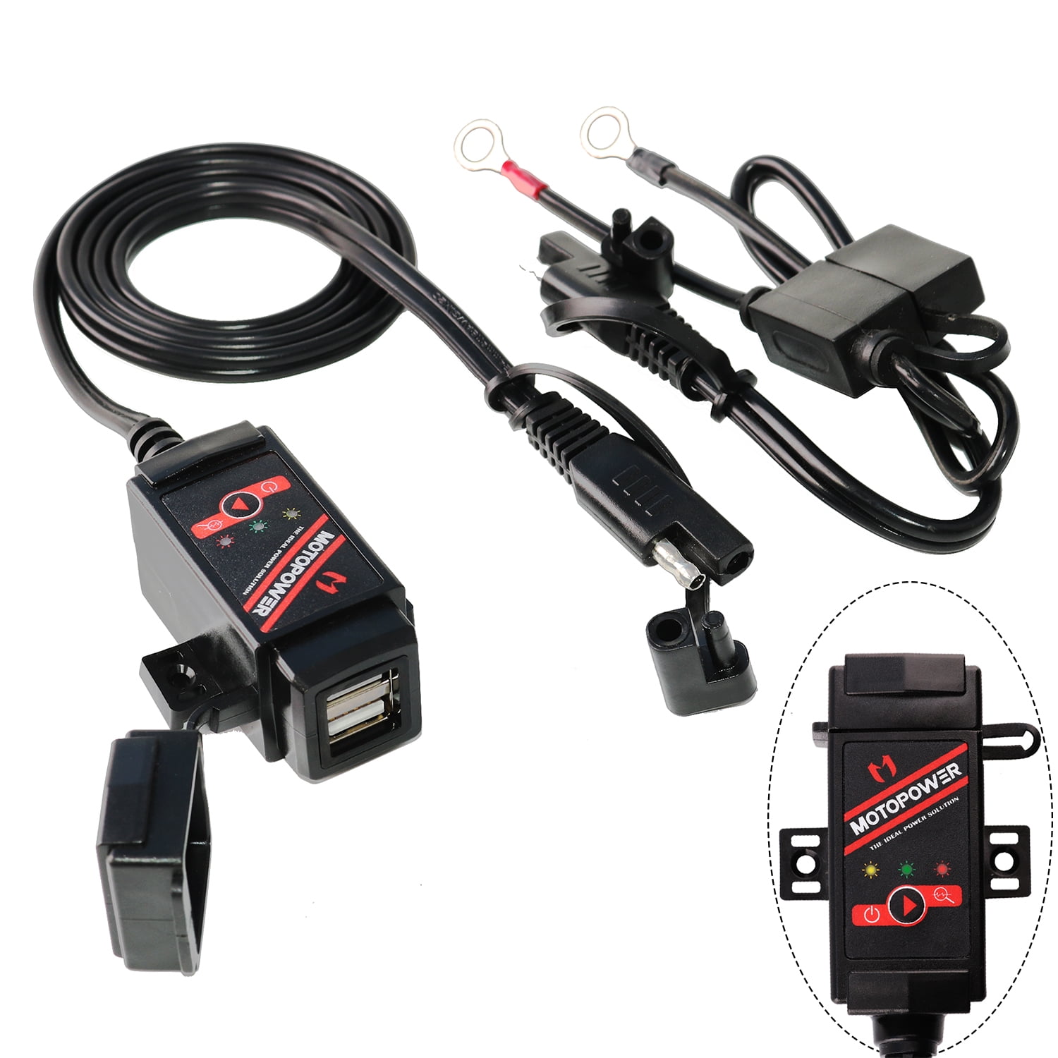 sae to usb adapter motorcycle