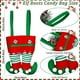 thumbnail image 2 of Paquete de 2 Bolsas de Caramelos con Forma de Botas de Elfo XCF, 2 of 4