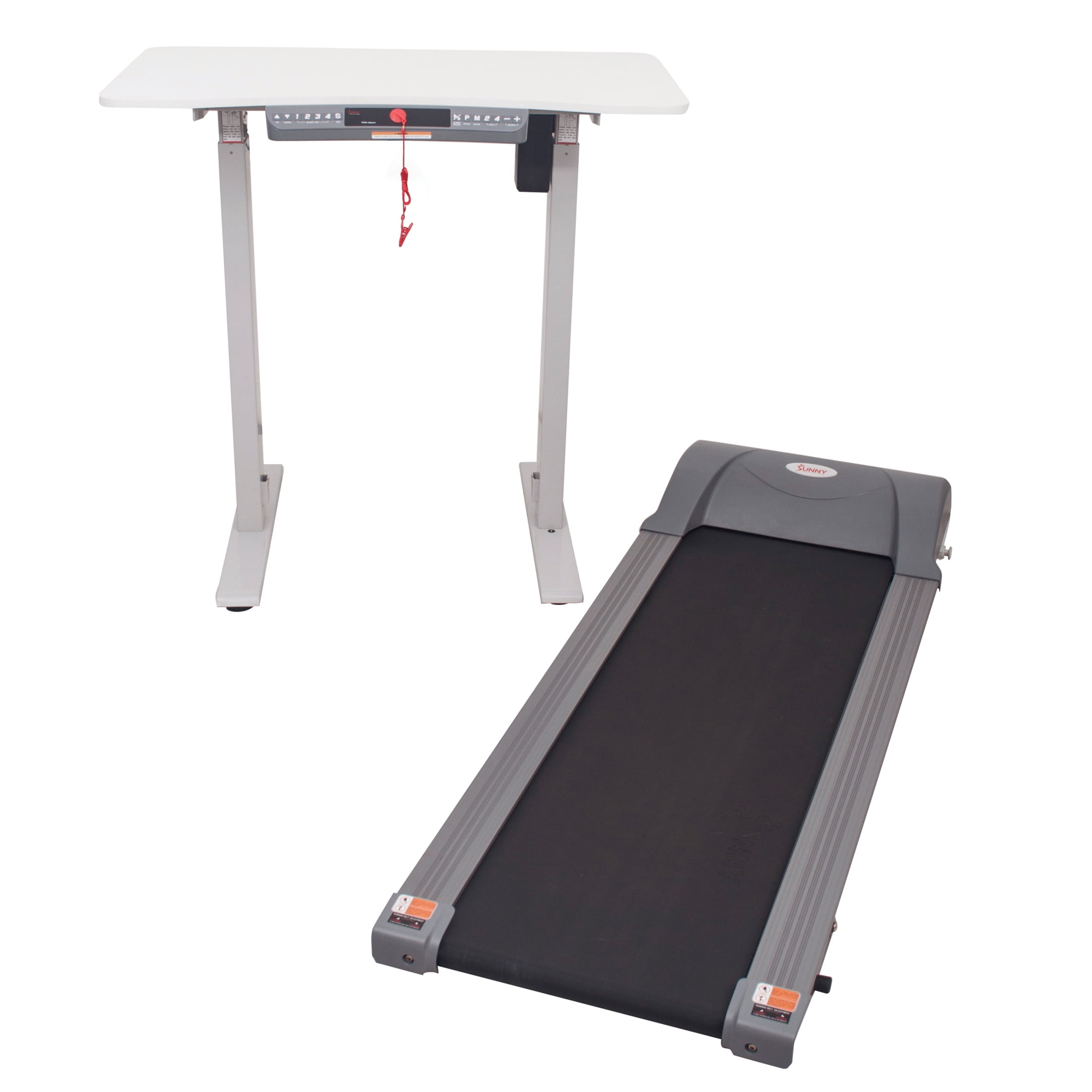 Sunny Health & Fitness Height Adjustable Workstation Treadmill - SF-TD7884