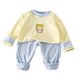 thumbnail image 1 of Odeerbi 3M-5Y Niños Niñas Algodón Pijamas Manga Larga Tops Pantalones Conjunto Suave Impresión Sleepwear Dos Piezas Pijama Conjuntos, 1 of 3