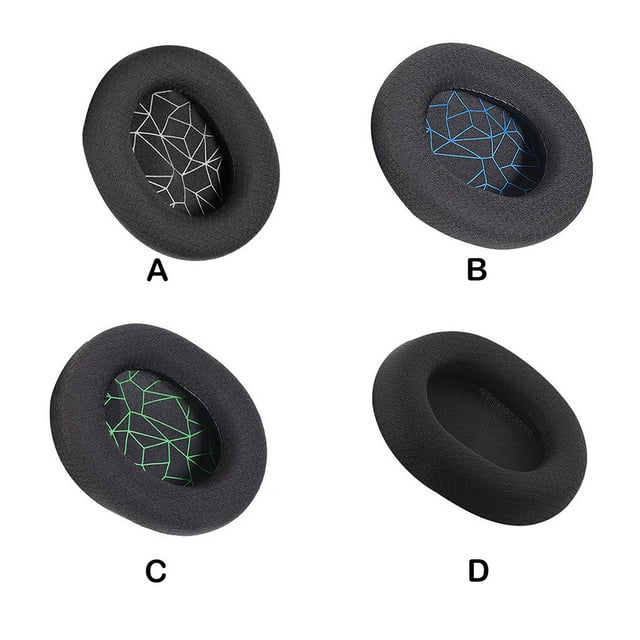 Maoww Écouteurs à Réduction de Bruit Coussinet d'Oreille en Cuir Coussin d'Écouteurs Cache-Oreilles Réparation Mise à Niveau Accessoires Modifiés Noir Blanc