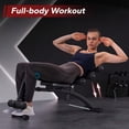 thumbnail image 3 of Multi-Functional Adjustable Ab Trainer, Ab Workout Bench For Home Gym, Sit Up Machine For Abdominal, Exercise Chair For Full Body Workout, 3 of 8