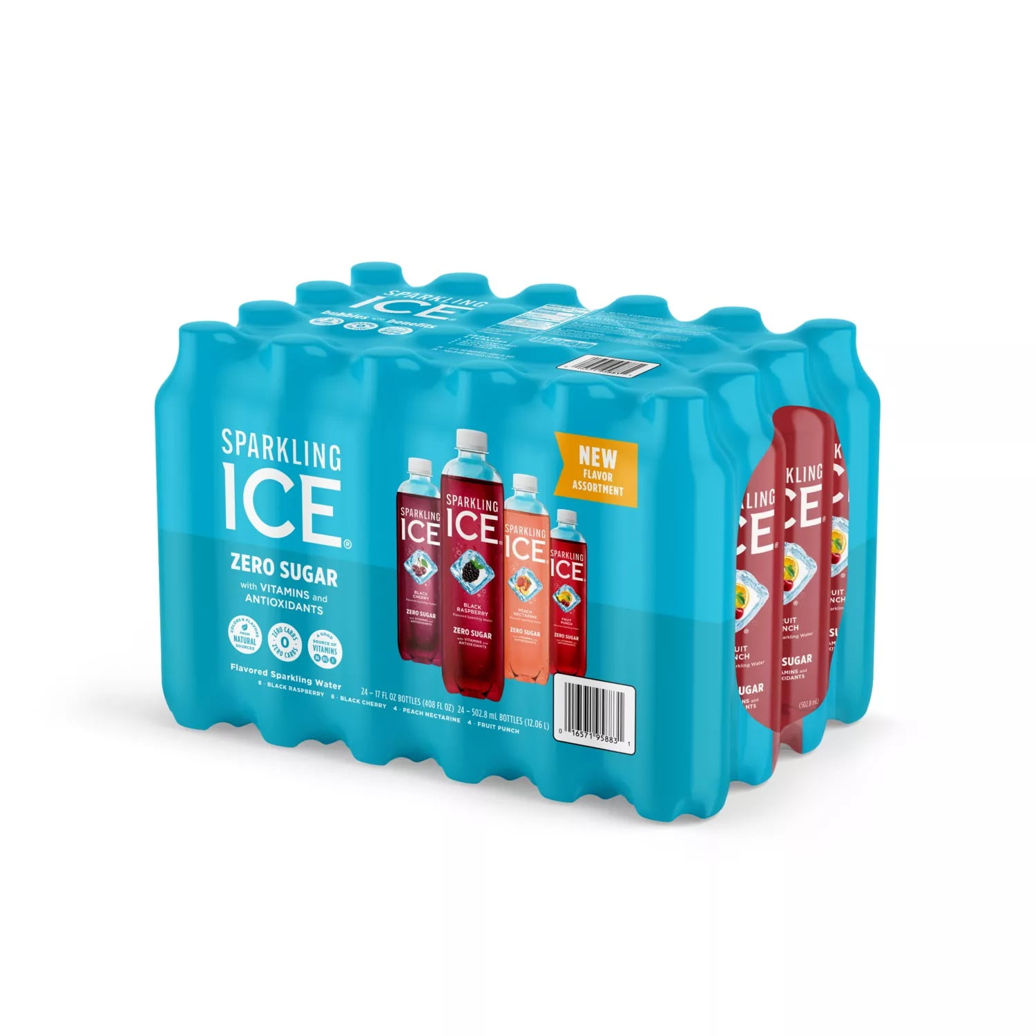 Sparkling Ice Blue Variety Pack, 17 Fluid Ounce (Pack of 24)