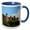Blue/White, variant on 3drose, Germany, Bayern, Bavaria, Wertheim, Castle - Eu10 Jen0241 - Jim Engelbrecht, 11oz Two-tone Blue Mug