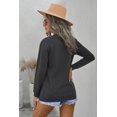 thumbnail image 1 of ABPHQTO Sudadera de mujer gris GOOD VIBES Graphic Pullover, 1 of 5