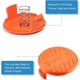 thumbnail image 5 of vicrays Pack de 8 Bobinas A6485 A6481 para Recortadora Black Decker, Hilo de Nailon de 6 x 9 m, Hilo de ⌀1,65 mm + 2 Tapas + 2 Resortes, 5 of 5