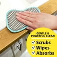 thumbnail image 6 of Soft-Scrub by Tuff-Scrub Microfiber Scrub-N-Wipe Cleaning Sponge Pads, Delicate Multi-Surface, Non-Scratch Scrubbing & Wiping, Pack of 6, 6 of 6