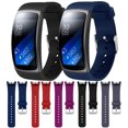 thumbnail image 3 of Gwong Electrónica Correa de muñeca de reloj de reemplazo de silicona ajustable para Samsung Gear Fit2 Pro, 3 of 7