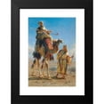 thumbnail image 2 of Carl Haag 11x14 Black Modern Framed Museum Art Print Titled - The Sheikh and His Guide (1875), 2 of 5