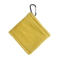 thumbnail image 4 of 2 Toallas De Pelota De Golf Con Clip, Accesorios De Golf Portátiles, Limpiador De Pelotas De Golf, Bolsillo Amarillo, 4 of 8