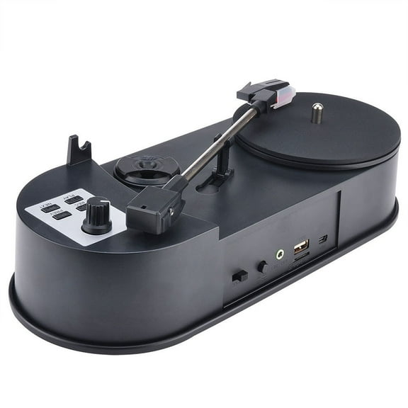 33/45 PRM LP Vinyl to MP3 Converter Turntable: Stylish Mini Record Player!