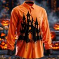 thumbnail image 4 of Boys Tops - Versatile Seasonal Long Sleeve Collar Shirt with Chest Print for Kids Casual Everyday Top for 3-12 Years Suitable for Holidays and, 4 of 4