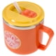 thumbnail image 1 of Vaso de agua infantil con aislamiento y tapa de pajita., 1 of 5