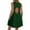 New1/Green, variant on Otvok Women Solid Sleeveless Cutout Back Sundress Beach Swimwear Summer Mini Dresses with Pocket
