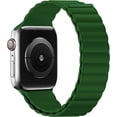thumbnail image 3 of Magnetic Silicone Loop Band Compatible with Apple Watch Bands 38mm 40mm 41mm 42mm 44mm 45mm, Adjustable Loop Strap Soft Silicone Sport Wrist Band for Apple Watch Series 7 45 mm Series SE 6 5 4 3 2 1, 3 of 6