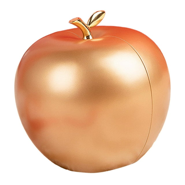 Caja de regalo con forma de rosa de manzana, joyero para el Día de la Madre, ceremonia de cumpleaños, romántico Oro