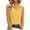 Yellow, variant on cocolona Womens Sleeveless Button Shirts Summer Fashion Solid Color Loose Tank Tops Dressy Casual Tunic Blouses