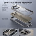 thumbnail image 3 of Funda ESR para iPhone 15 Pro Max con soporte MagSafe, color gris transparente, 3 of 8