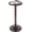 Walnut, variant on Solid Round Pedestal Side Table with Tray-Top Rim - Bobbin Turned Accent End Table for Living Room, Bedroom - Compact Small Round Drink Table with Base, Nightstand with Table Solid