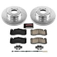 thumbnail image 3 of PowerStop Front Z23 Evolution Sport Carbon-Fiber Ceramic Brake Pad and Drilled & Slotted Rotor Kit Fits: BMW Select Models K6004, 3 of 10