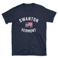 thumbnail image 1 of Swanton Vermont Patriot Men's Cotton T-Shirt, 1 of 1
