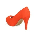 thumbnail image 3 of New Women DbDk Afton-3 Nubuck Peep Toe Stiletto Pump, 3 of 6