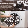 thumbnail image 6 of Bathroom Rugs, Yamaziot Bathroom Rugs Sets 3, Non Slip Absorbent Microfiber Shaggy Ultra Soft Bath Rug Mat Runner with U Shaped Contour Toilet Mat, Brown, 6 of 7