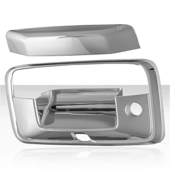 Tailgate Handle Cover w/Camera Cutout for 2015-2019 GMC Sierra 2500 HD - Chrome