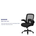 thumbnail image 5 of BizChair Indoor High Back Lumbar Support and 360 Degree Swivel Office Desk Chair, Black, 5 of 13