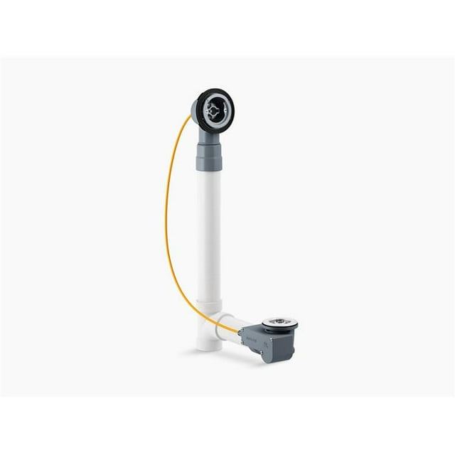 Kohler K-37383-NA PVC PureFloRough-In Cable Bath Drain with 30 in. Cable Tubing